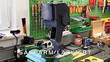 120 Restauration Eisele KMS 275 - Lackieren - Elektromotor Gabelarm lackiert RAL 7015 Schiefergrau.jpg